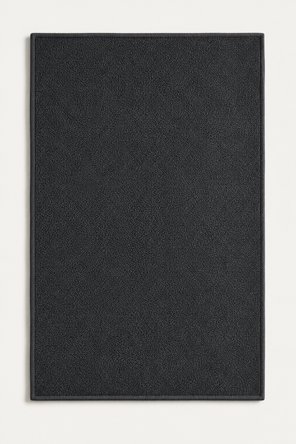 Serviette de séchage MIRE 60 x 90 cm dépliée à plat, microfibre twisted loop anthracite